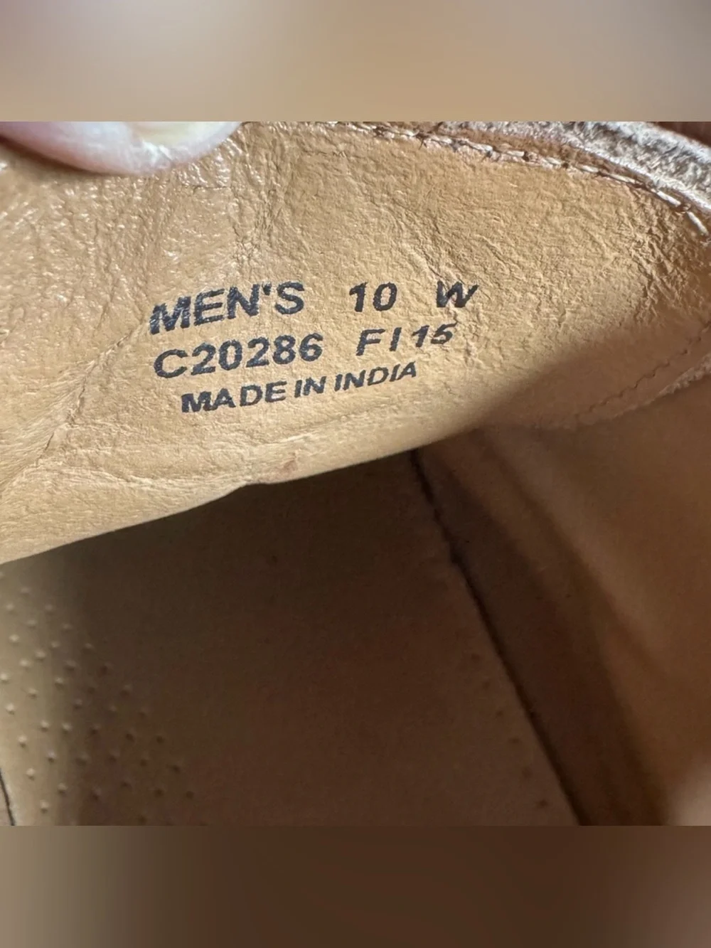 Cole Haan Brown Leather Williams Wingtip Lace Up Chukka Boots Men Size 10W
